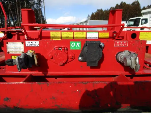 ナンバー付 40/42FT兼用3軸シャシ リフトアクスル(後軸残し) 第五輪10,680㎏以上の画像12