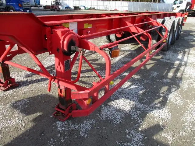 ナンバー付 40/42FT兼用3軸シャシ リフトアクスル(後軸残し) 第五輪10,680㎏以上の画像14