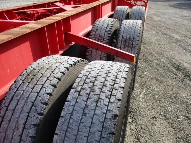 ナンバー付 40/42FT兼用3軸シャシ リフトアクスル(後軸残し) 第五輪10,680㎏以上の画像22