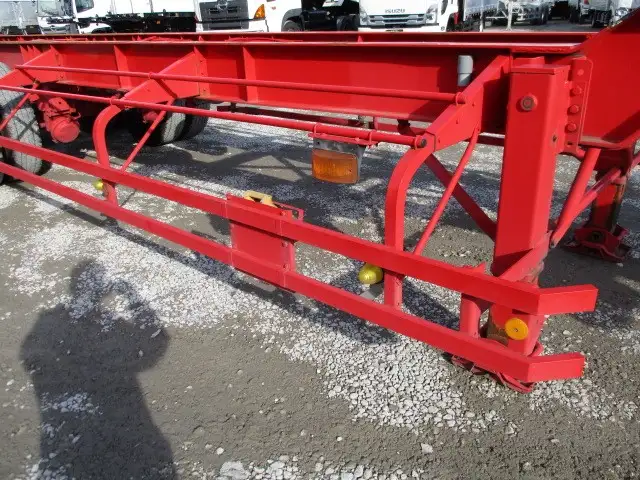 ナンバー付 40/42FT兼用3軸シャシ リフトアクスル(後軸残し) 第五輪10,680㎏以上の画像23