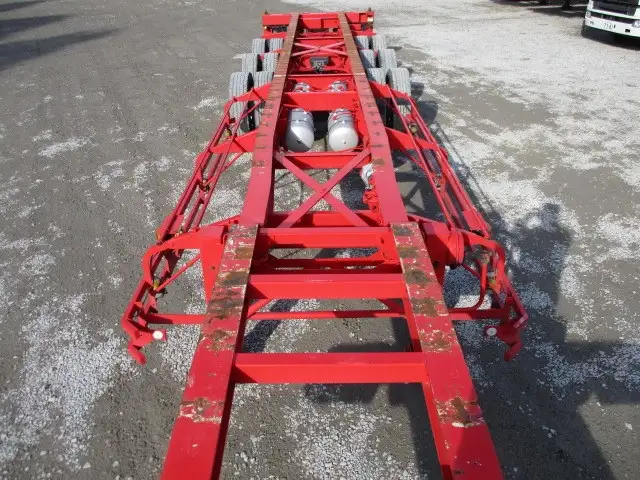 ナンバー付 40/42FT兼用3軸シャシ リフトアクスル(後軸残し) 第五輪10,680㎏以上の画像26