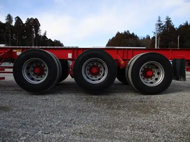 ナンバー付 40/42FT兼用3軸シャシ リフトアクスル(後軸残し) 第五輪10,680㎏以上の画像29
