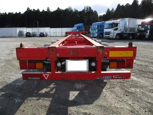 ナンバー付 40/42FT兼用3軸シャシ リフトアクスル(後軸残し) 第五輪10,680㎏以上の画像5