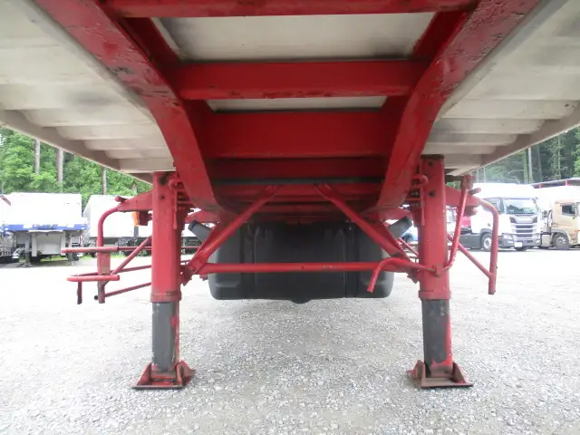 ナンバー付 平成19年 40FT2軸冷凍コンテナシャシSET キーストン ジョロダー4列 リーフサス 横ドア 積載24,000㎏ 第五輪荷重9,000㎏以上の画像13