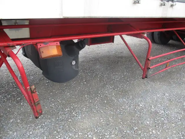 ナンバー付 平成19年 40FT2軸冷凍コンテナシャシSET キーストン ジョロダー4列 リーフサス 横ドア 積載24,000㎏ 第五輪荷重9,000㎏以上の画像16