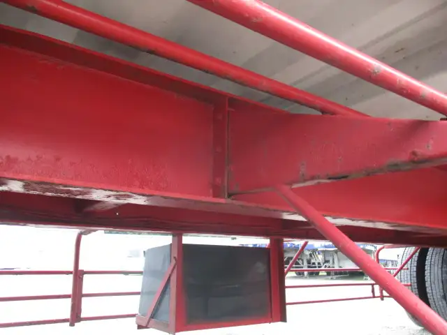 ナンバー付 平成19年 40FT2軸冷凍コンテナシャシSET キーストン ジョロダー4列 リーフサス 横ドア 積載24,000㎏ 第五輪荷重9,000㎏以上の画像17