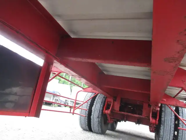 ナンバー付 平成19年 40FT2軸冷凍コンテナシャシSET キーストン ジョロダー4列 リーフサス 横ドア 積載24,000㎏ 第五輪荷重9,000㎏以上の画像24