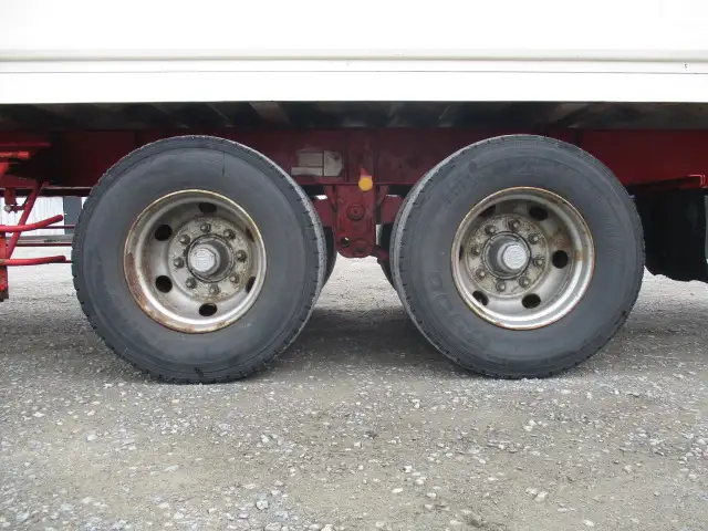 ナンバー付 平成19年 40FT2軸冷凍コンテナシャシSET キーストン ジョロダー4列 リーフサス 横ドア 積載24,000㎏ 第五輪荷重9,000㎏以上の画像28