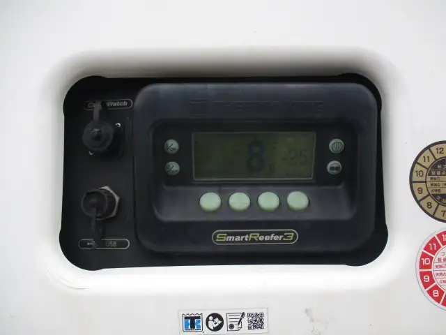 ナンバー付 平成19年 40FT2軸冷凍コンテナシャシSET キーストン ジョロダー4列 リーフサス 横ドア 積載24,000㎏ 第五輪荷重9,000㎏以上の画像41