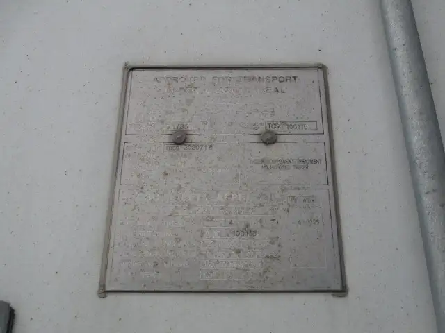 ナンバー付 平成19年 40FT2軸冷凍コンテナシャシSET キーストン ジョロダー4列 リーフサス 横ドア 積載24,000㎏ 第五輪荷重9,000㎏以上の画像52