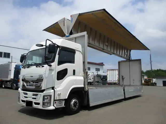 H31年 いすゞ 4軸低床ウィング エアサス 積載:13800㎏ 距離:33.7万㎞ 380馬力 MT7速の画像28