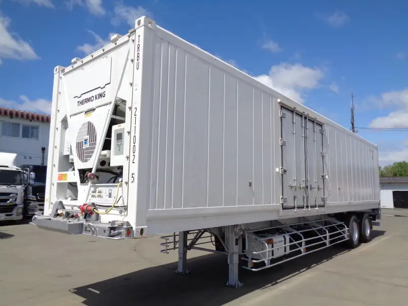 H18年　トレクス　40FT2軸冷凍コンテナシャシSET　積載：24000㎏　リーフサス　　の画像1
