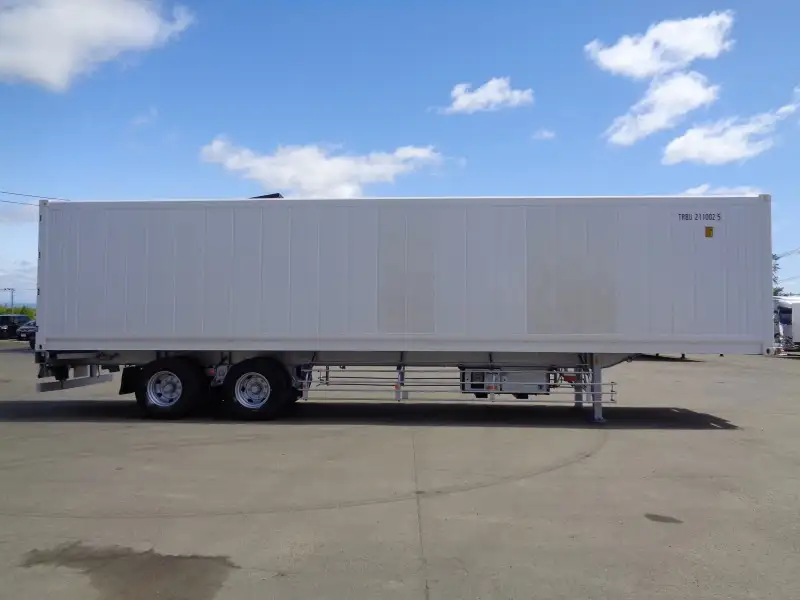 H18年　トレクス　40FT2軸冷凍コンテナシャシSET　積載：24000㎏　リーフサス　　の画像4