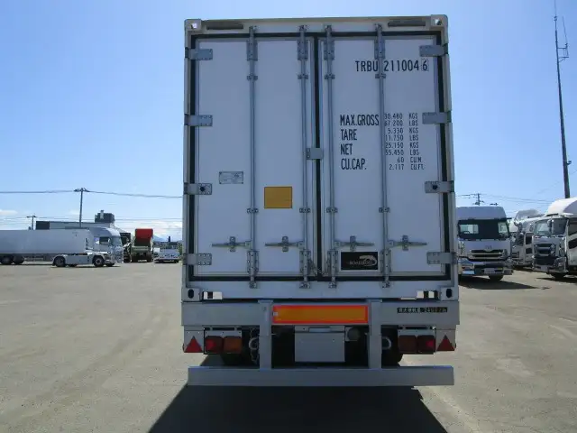 H18年　トレクス　40FT2軸冷凍コンテナシャシSET　積載：24000㎏　リーフサス　　の画像6