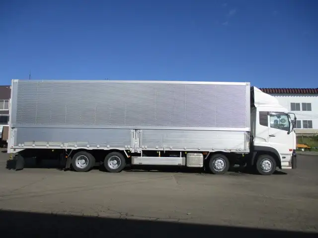 (車輛仕上げ中)【車検令和4年11月21日迄】平成29年 UD4軸アルミウィング 積載:13,900㎏ 距離:38万㎞ MT7 の画像4