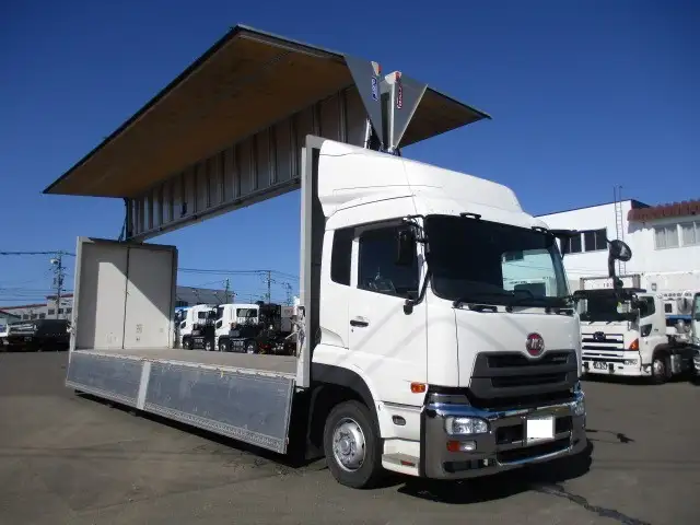 (車輛仕上げ中)【車検令和4年11月21日迄】平成29年 UD4軸アルミウィング 積載:13,900㎏ 距離:38万㎞ MT7 の画像35
