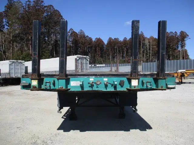 車検付(R8.4)平成29年 東邦 12m3軸フラットトレーラー スーパーシングル エアサス リフトアクスル後軸残し 積載:28500㎏ 第五輪荷重:10,720㎏以上 の画像2