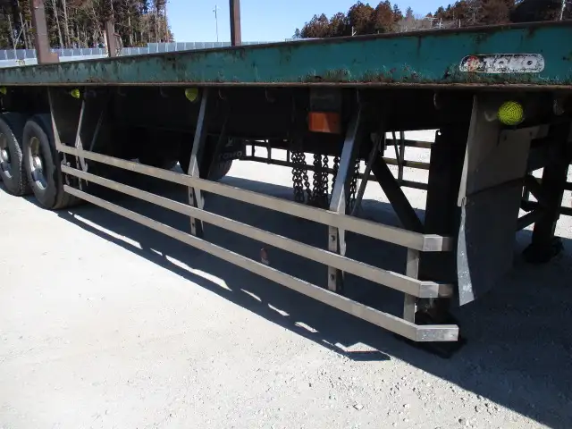 車検付(R8.4)平成29年 東邦 12m3軸フラットトレーラー スーパーシングル エアサス リフトアクスル後軸残し 積載:28500㎏ 第五輪荷重:10,720㎏以上 の画像17