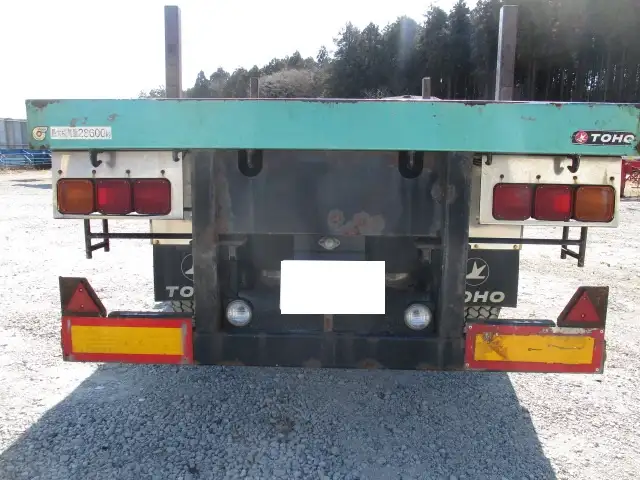 車検付(R8.4)平成29年 東邦 12m3軸フラットトレーラー スーパーシングル エアサス リフトアクスル後軸残し 積載:28500㎏ 第五輪荷重:10,720㎏以上 の画像39