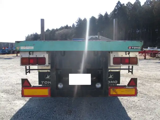 車検付(R8.4)平成29年 東邦 12m3軸フラットトレーラー スーパーシングル エアサス リフトアクスル後軸残し 積載:28500㎏ 第五輪荷重:10,720㎏以上 の画像6