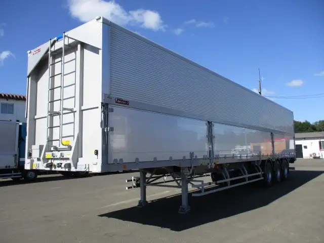 14m3軸ウイングトレーラー ダブルタイヤ リフトアクスル中軸残し 積載26,100kg 第五輪荷重11,130kg以上の画像1