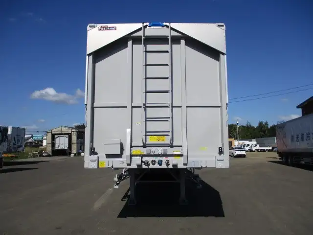 14m3軸ウイングトレーラー ダブルタイヤ リフトアクスル中軸残し 積載26,100kg 第五輪荷重11,130kg以上の画像2