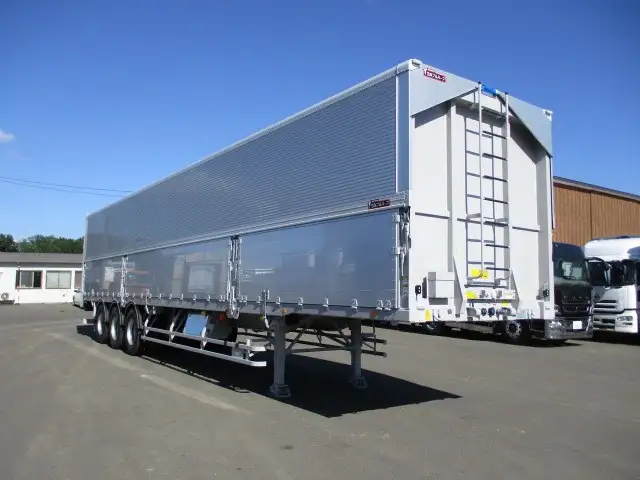 14m3軸ウイングトレーラー ダブルタイヤ リフトアクスル中軸残し 積載26,100kg 第五輪荷重11,130kg以上の画像3