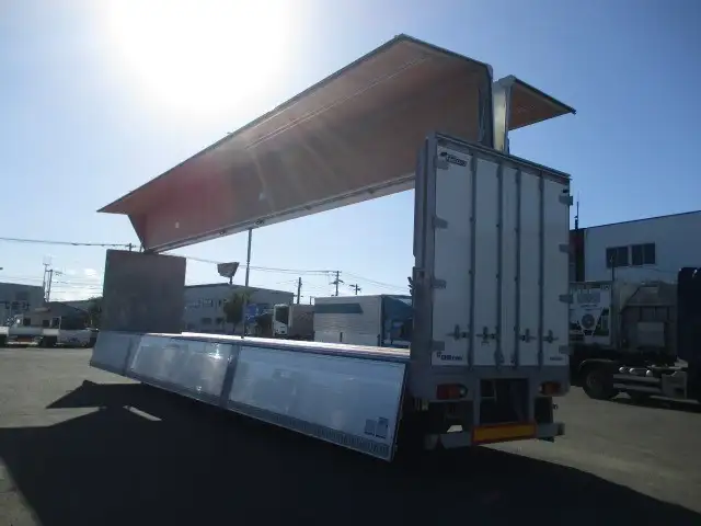 14m3軸ウイングトレーラー ダブルタイヤ リフトアクスル中軸残し 積載26,100kg 第五輪荷重11,130kg以上の画像37