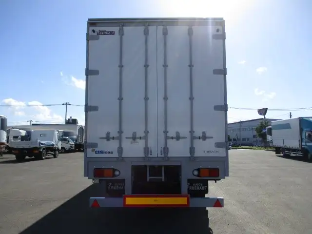 14m3軸ウイングトレーラー ダブルタイヤ リフトアクスル中軸残し 積載26,100kg 第五輪荷重11,130kg以上の画像6