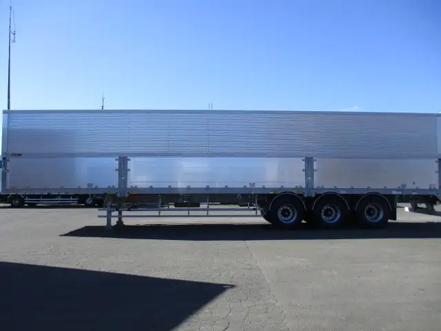 14m3軸ウイングトレーラー ダブルタイヤ リフトアクスル中軸残し 積載26,100kg 第五輪荷重11,130kg以上の画像8