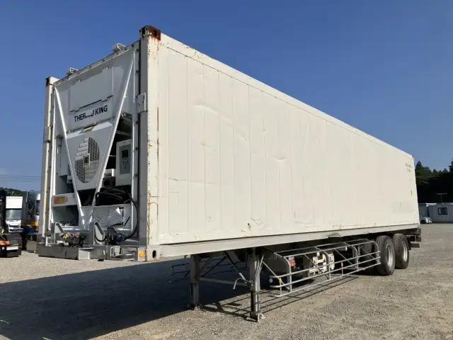 ☆車検付き(R7.7.16)☆ 令和3年 40FT2軸コンテナシャシ冷凍コンテナSET 冷凍機:サーモキング 積載:24,000㎏の画像1