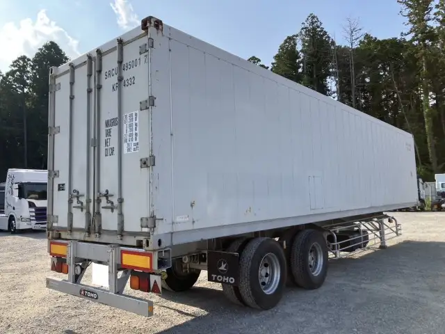 ☆車検付き(R7.7.16)☆ 令和3年 40FT2軸コンテナシャシ冷凍コンテナSET 冷凍機:サーモキング 積載:24,000㎏の画像5