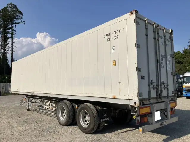 ☆車検付き(R7.7.16)☆ 令和3年 40FT2軸コンテナシャシ冷凍コンテナSET 冷凍機:サーモキング 積載:24,000㎏の画像7