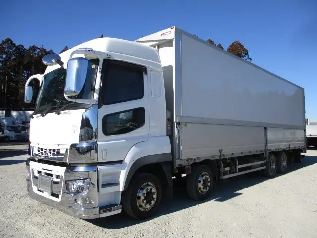 車検付(R5.4)平成31年 ハイグレード 低床4軸ウィング 428馬力 AT ナビ バックモニター ETCの画像1