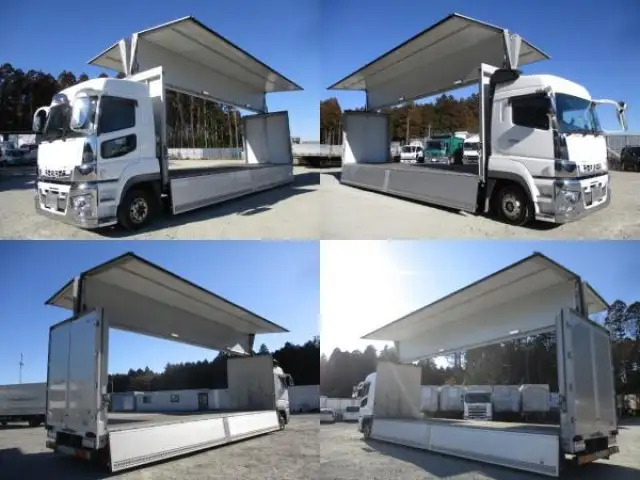 車検付(R5.4)平成31年 ハイグレード 低床4軸ウィング 428馬力 AT ナビ バックモニター ETCの画像27