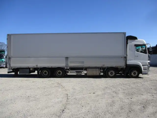 車検付(R5.4)平成31年 ハイグレード 低床4軸ウィング 428馬力 AT ナビ バックモニター ETCの画像4