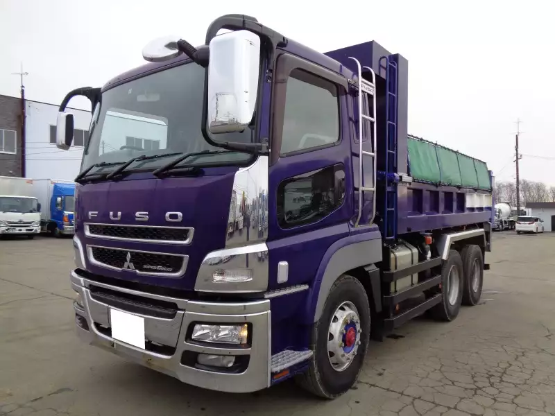 平成25年11月中古大型ダンプ三菱ふそうスーパーグレートの画像1