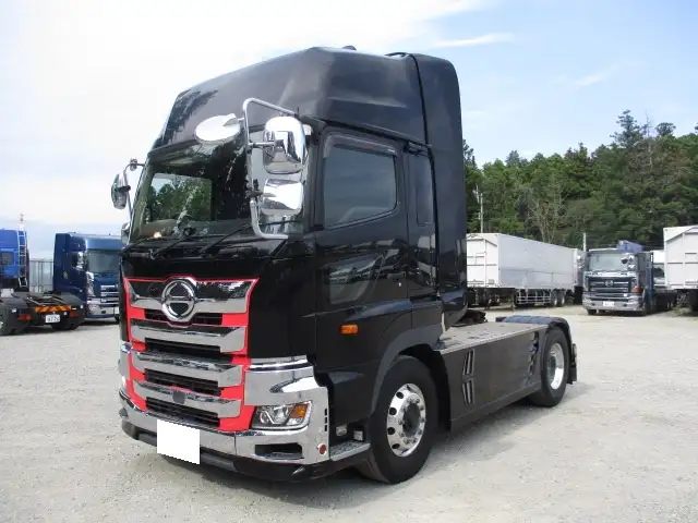 ナンバー付 令和1年 日野 トラクタ 中間尺 スライドカプラー 第五輪:11,200㎏ の画像1