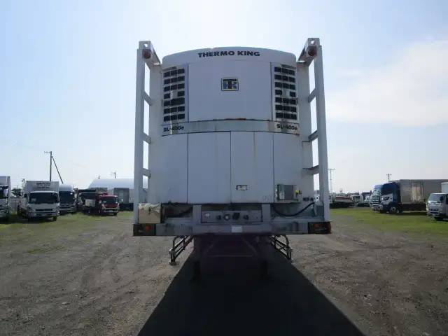 平成8年 フルハーフ 39FT2軸コンテナシャシ+冷凍コンテナセット リーフサス 冷凍機:サーモキング 積載:24,000㎏ 第五輪:8,900㎏の画像2