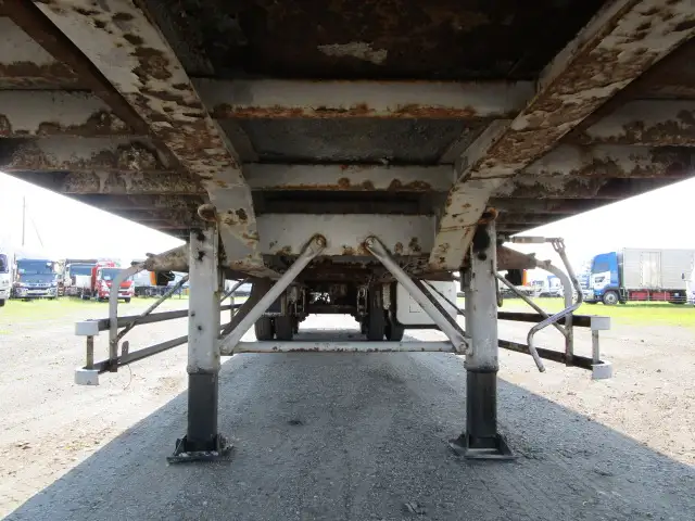 平成8年 フルハーフ 39FT2軸コンテナシャシ+冷凍コンテナセット リーフサス 冷凍機:サーモキング 積載:24,000㎏ 第五輪:8,900㎏の画像11