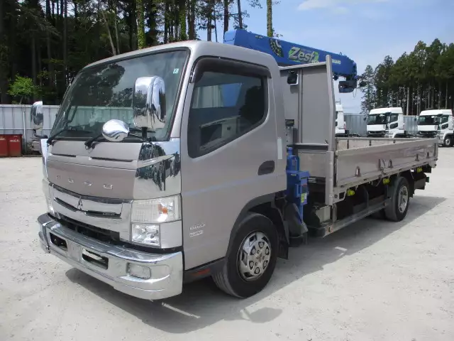 平成29年03月中古小型クレーン付三菱ふそうキャンターの画像1