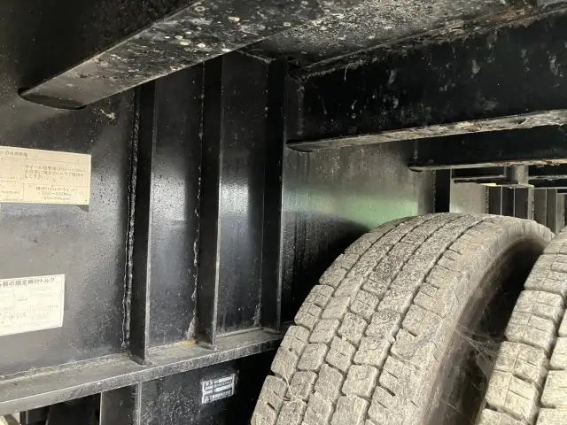 ナンバー付 令和3年 東邦 12M3軸フラットトレーラー リフトアクスル(後後軸残し) 積載:27,700㎏ 第五輪:10,400㎏以上の画像19