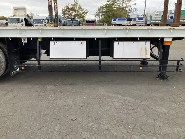 ナンバー付 令和3年 東邦 12M3軸フラットトレーラー リフトアクスル(後後軸残し) 積載:27,700㎏ 第五輪:10,400㎏以上の画像36
