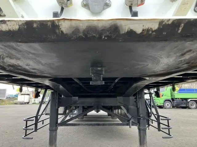 ナンバー付 令和3年 東邦 12M3軸フラットトレーラー リフトアクスル(後後軸残し) 積載:27,700㎏ 第五輪:10,400㎏以上の画像43