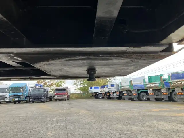 ナンバー付 令和3年 東邦 12M3軸フラットトレーラー リフトアクスル(後後軸残し) 積載:27,700㎏ 第五輪:10,400㎏以上の画像45