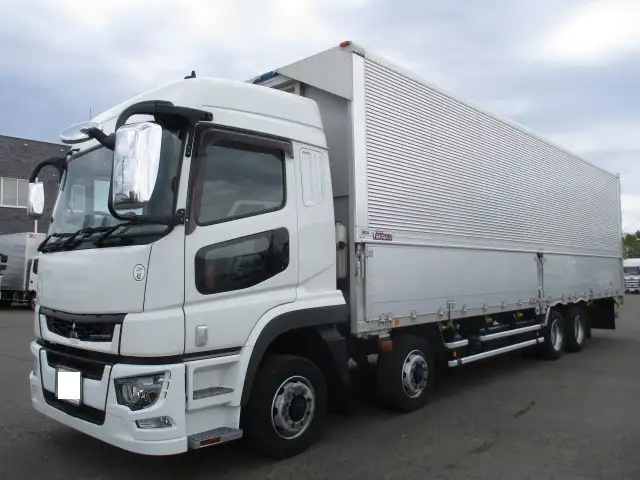 車検令和6年5月! 平成30年 三菱 4軸低床ドライウイング エアサス ハイルーフ AT 積載:13,900kgの画像1