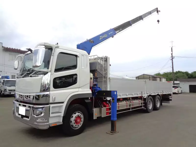 令和01年/平成31年02月中古大型クレーン付三菱ふそうスーパーグレートの画像12