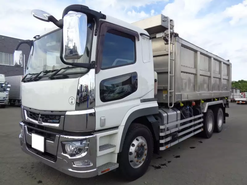 平成30年10月中古大型ダンプ三菱ふそうスーパーグレートの画像1