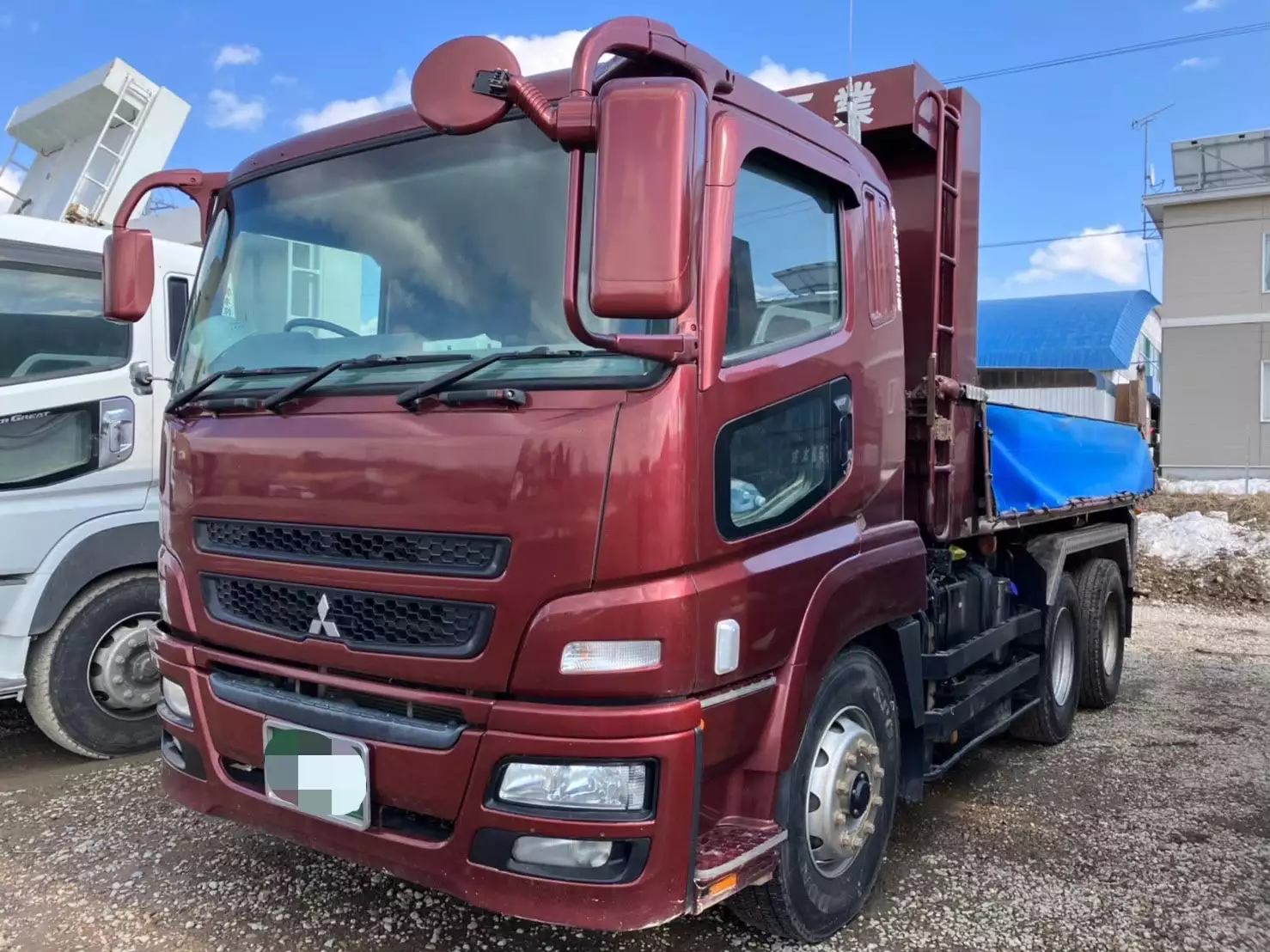 平成22年06月中古大型ダンプ三菱ふそうスーパーグレートの画像1