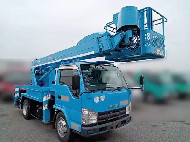 平成20年10月中古小型ミキサー車・高所作業車・その他特装車いすゞエルフの画像2